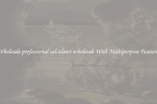 Wholesale professional calculator wholesale With Multipurpose Features
