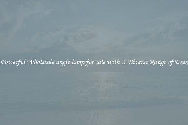 Powerful Wholesale angle lamp for sale with A Diverse Range of Uses