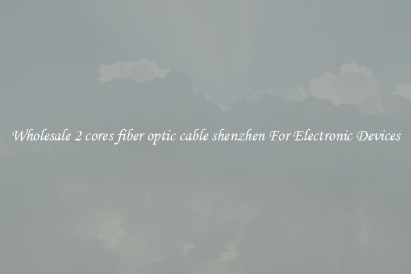 Wholesale 2 cores fiber optic cable shenzhen For Electronic Devices
