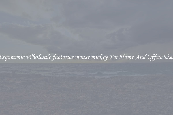 Ergonomic Wholesale factories mouse mickey For Home And Office Use.