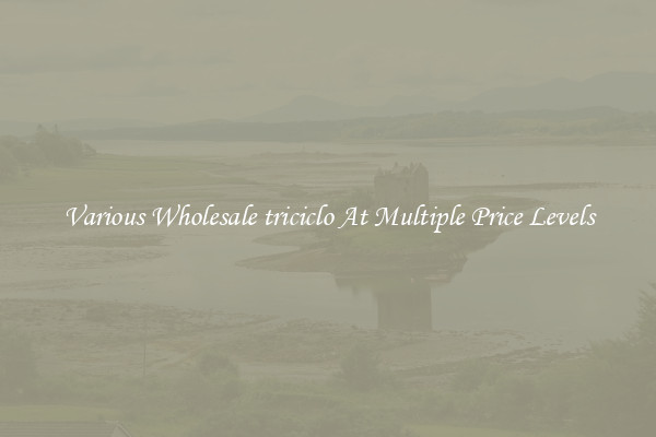 Various Wholesale triciclo At Multiple Price Levels
