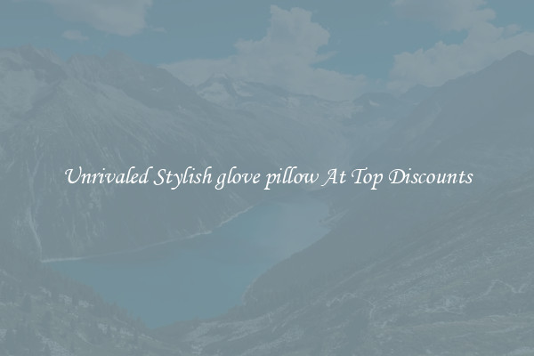Unrivaled Stylish glove pillow At Top Discounts