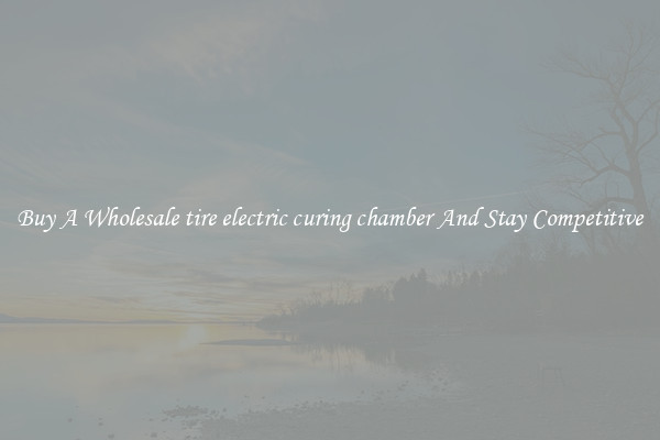 Buy A Wholesale tire electric curing chamber And Stay Competitive