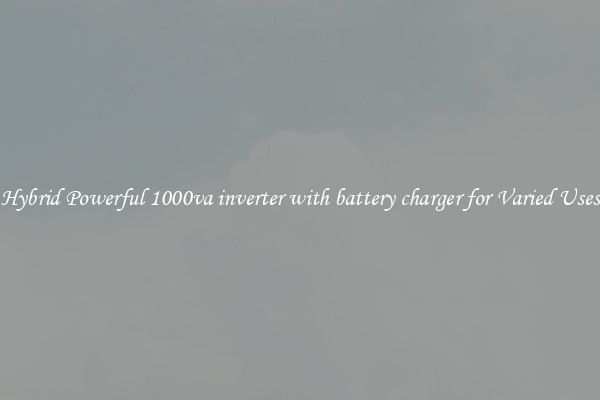 Hybrid Powerful 1000va inverter with battery charger for Varied Uses